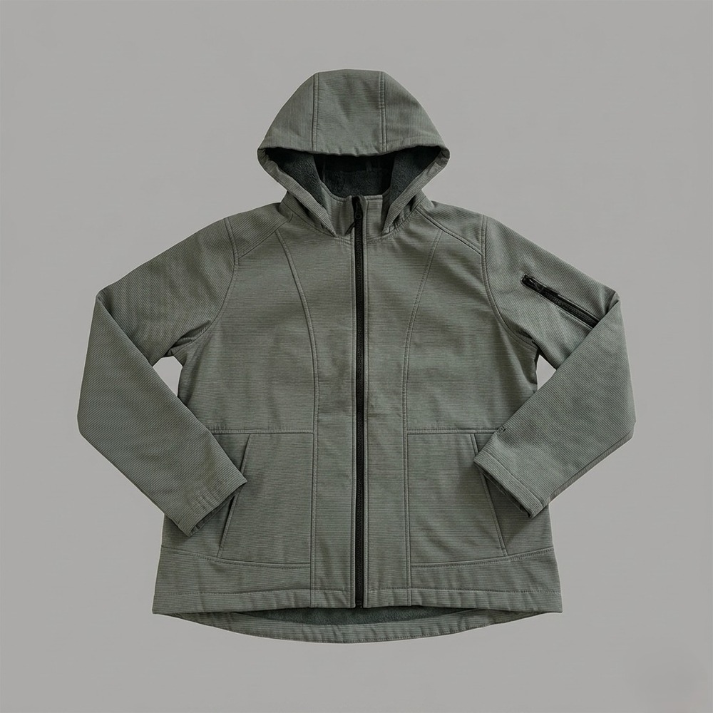 Women's Free Country Softshell Jacket XL Green Water Resistant